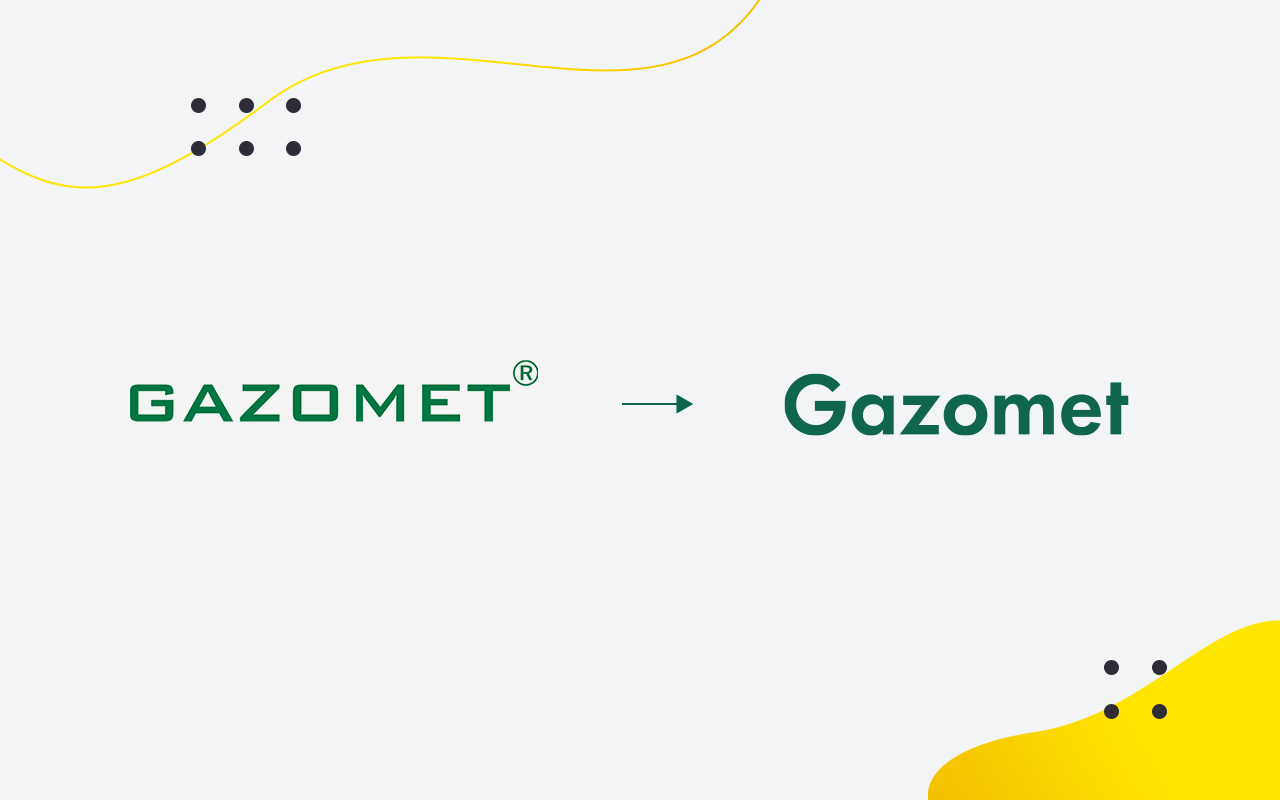 Rebranding of the Gazomet company's logo carried out by 25wat