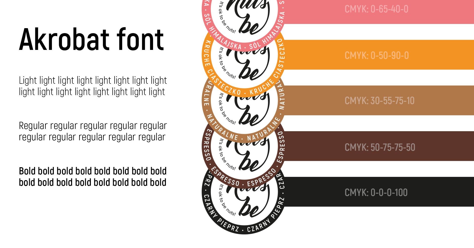 Font and colors proposal
