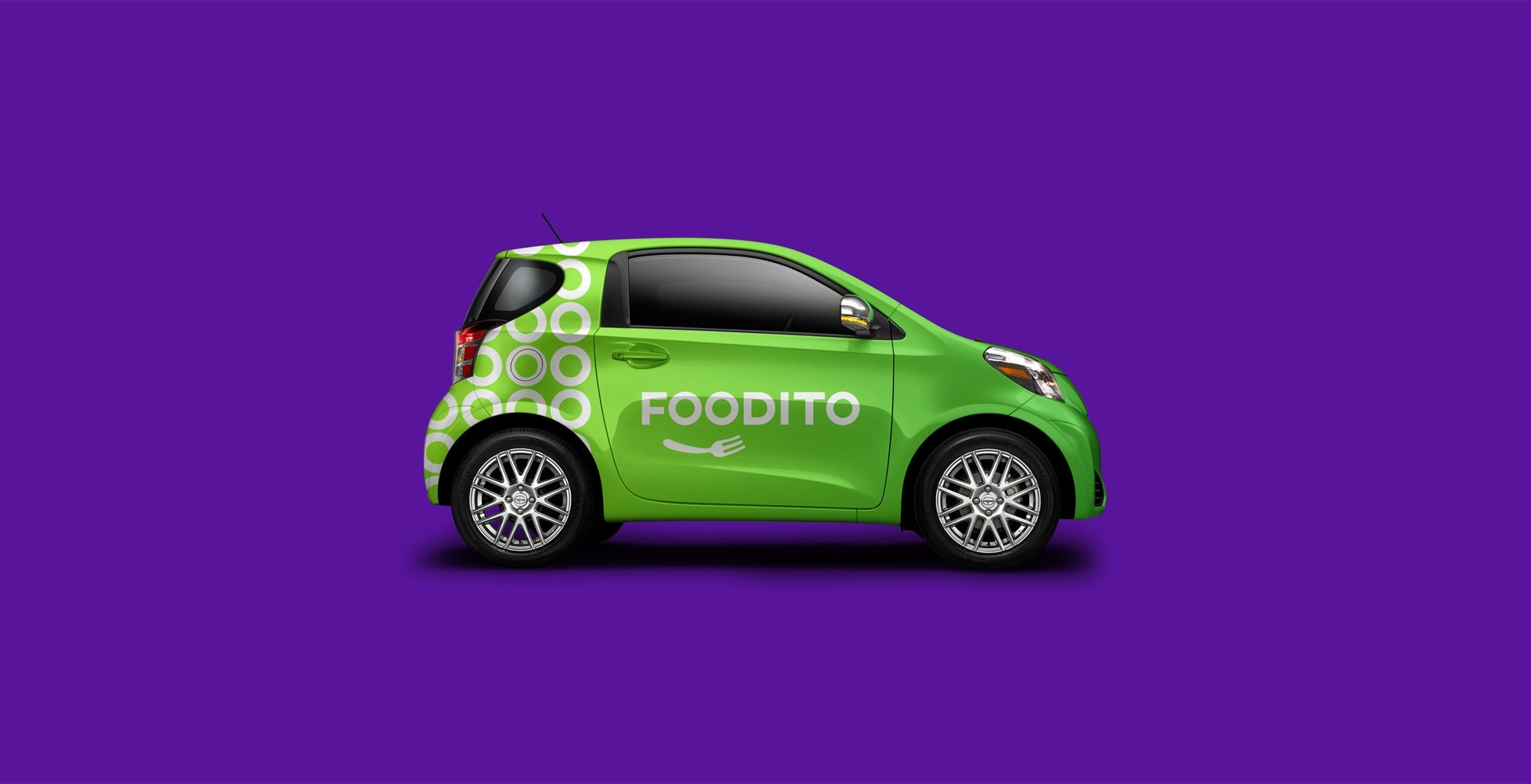 Foodito branded car