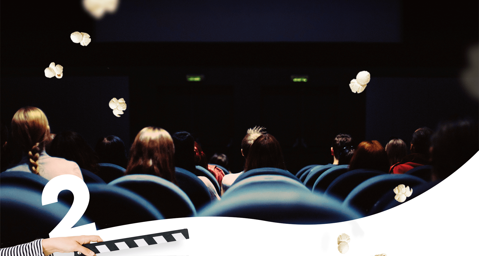 People sitting in a cinema
