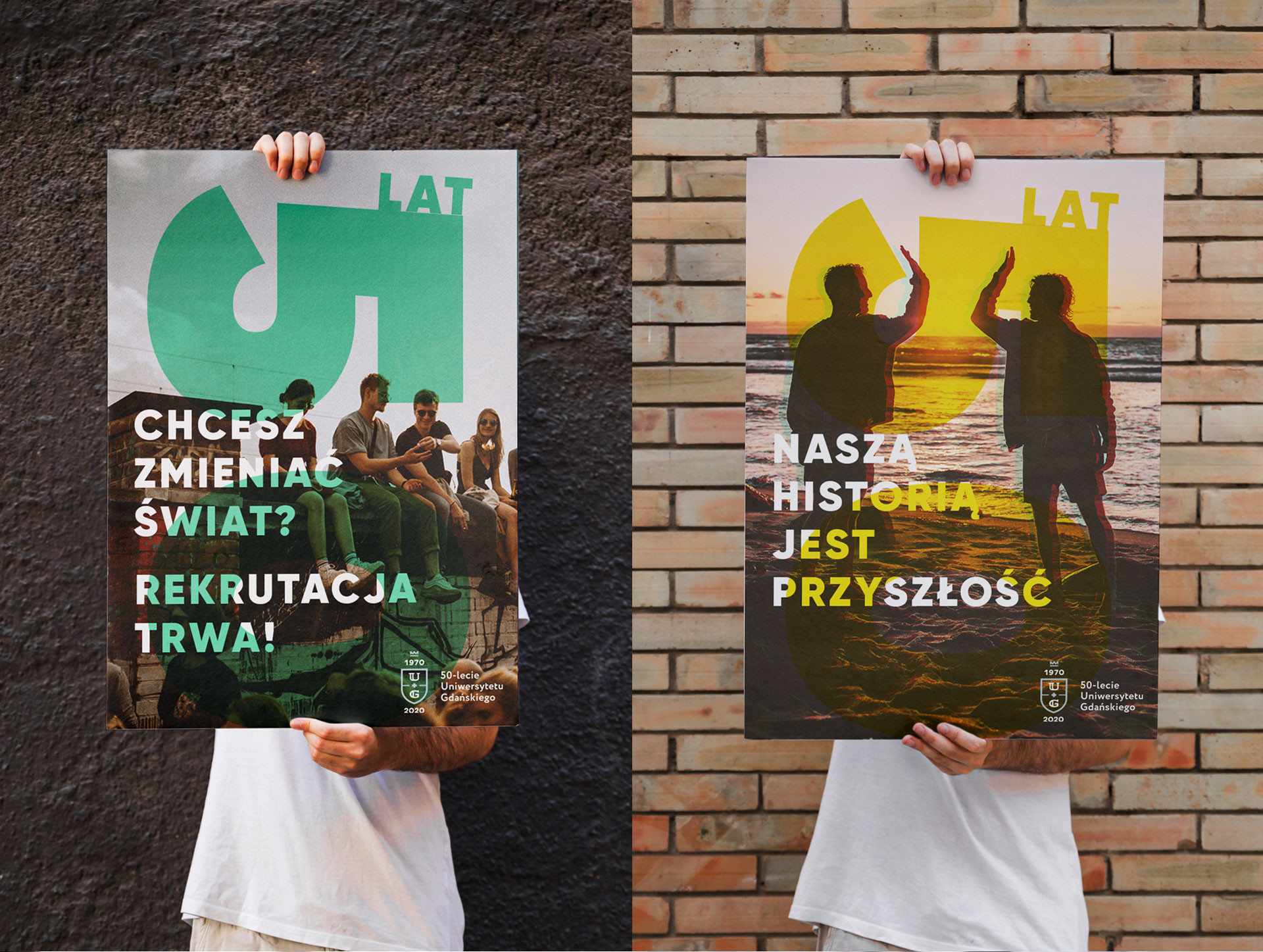 University of Gdańsk anniversary posters design