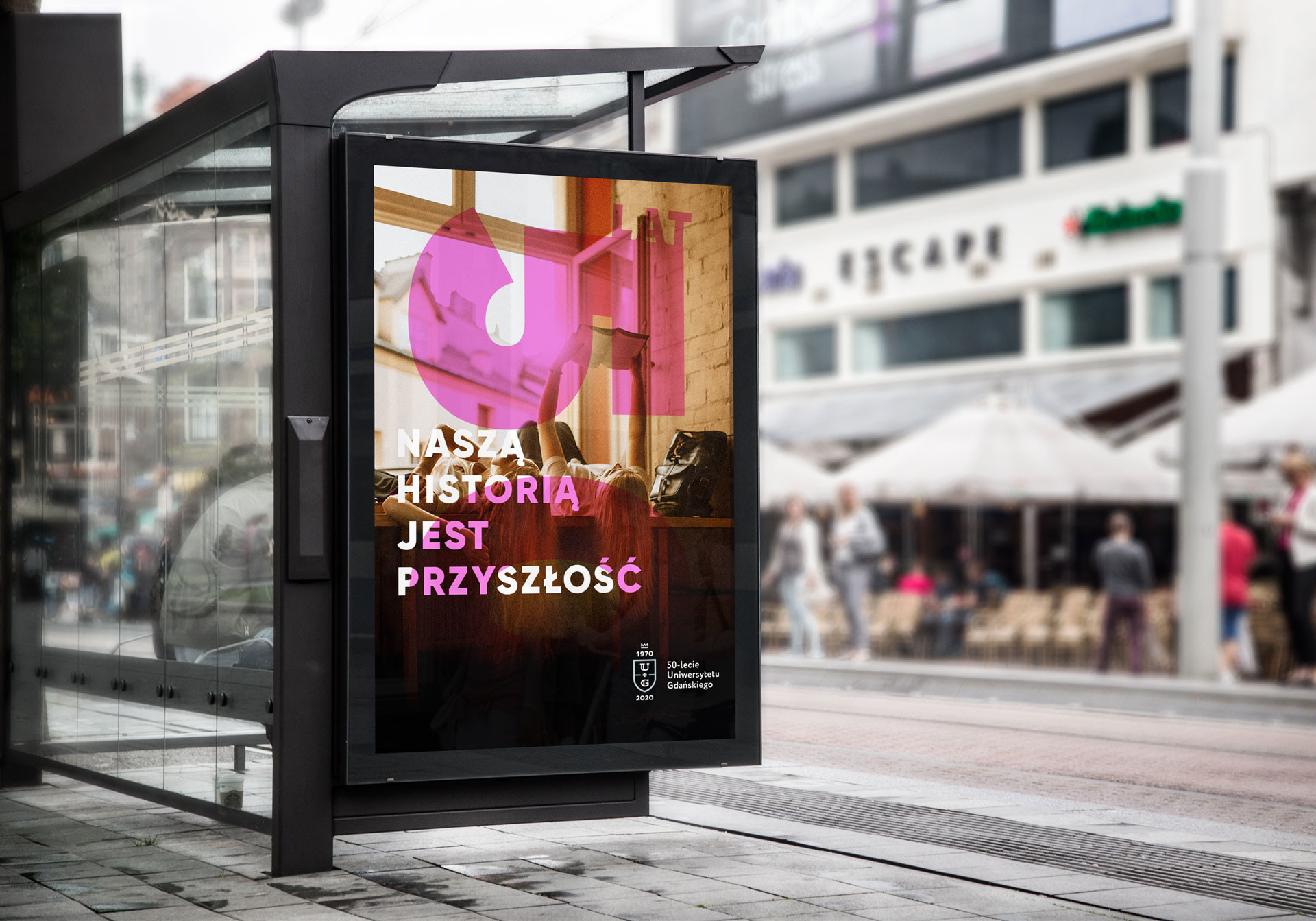 Projekt plakatów na rocznicę Uniwersytetu Gdańskiego